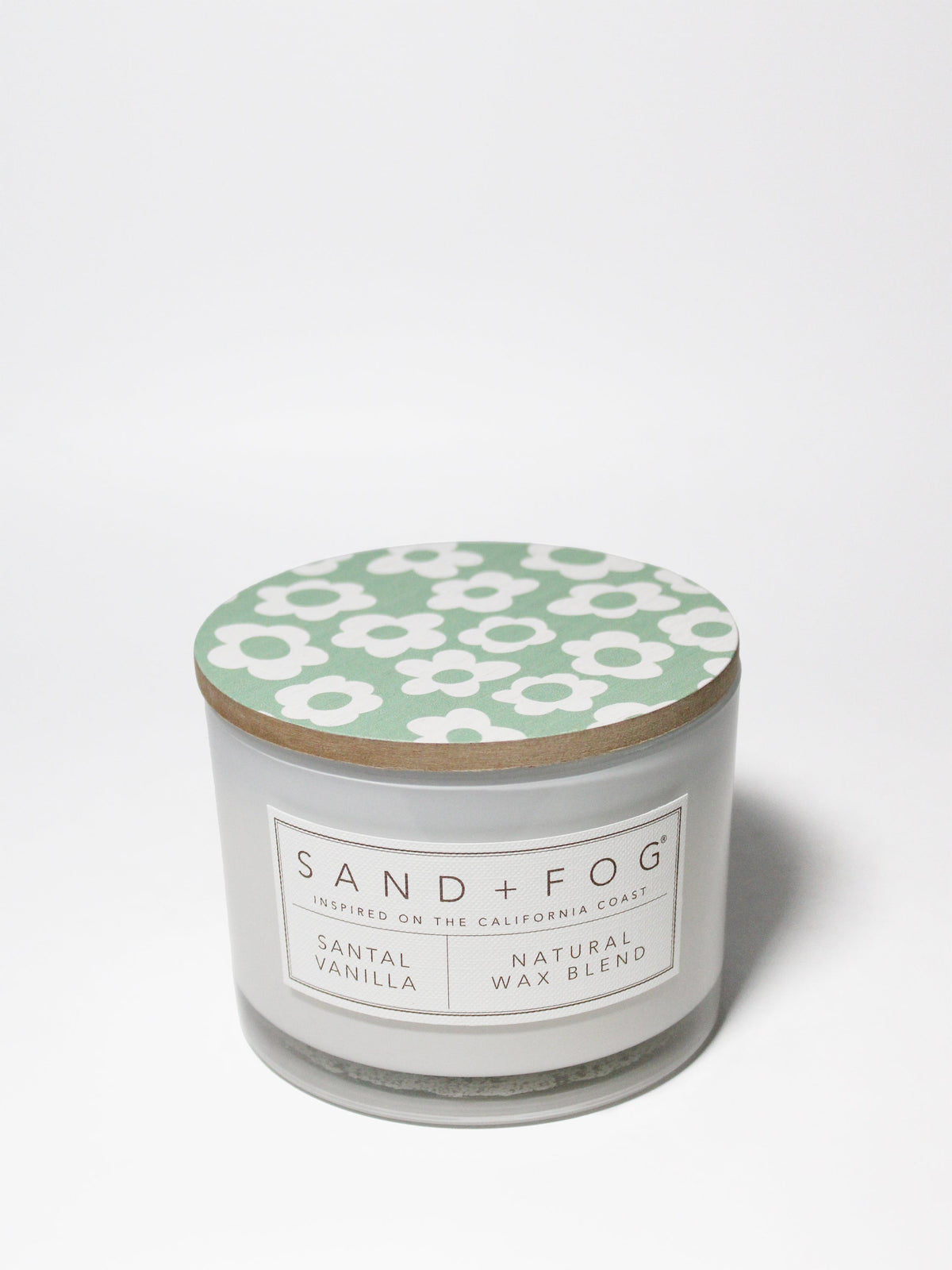 Santal Vanilla 12 oz scented candle | Shop Sand + Fog