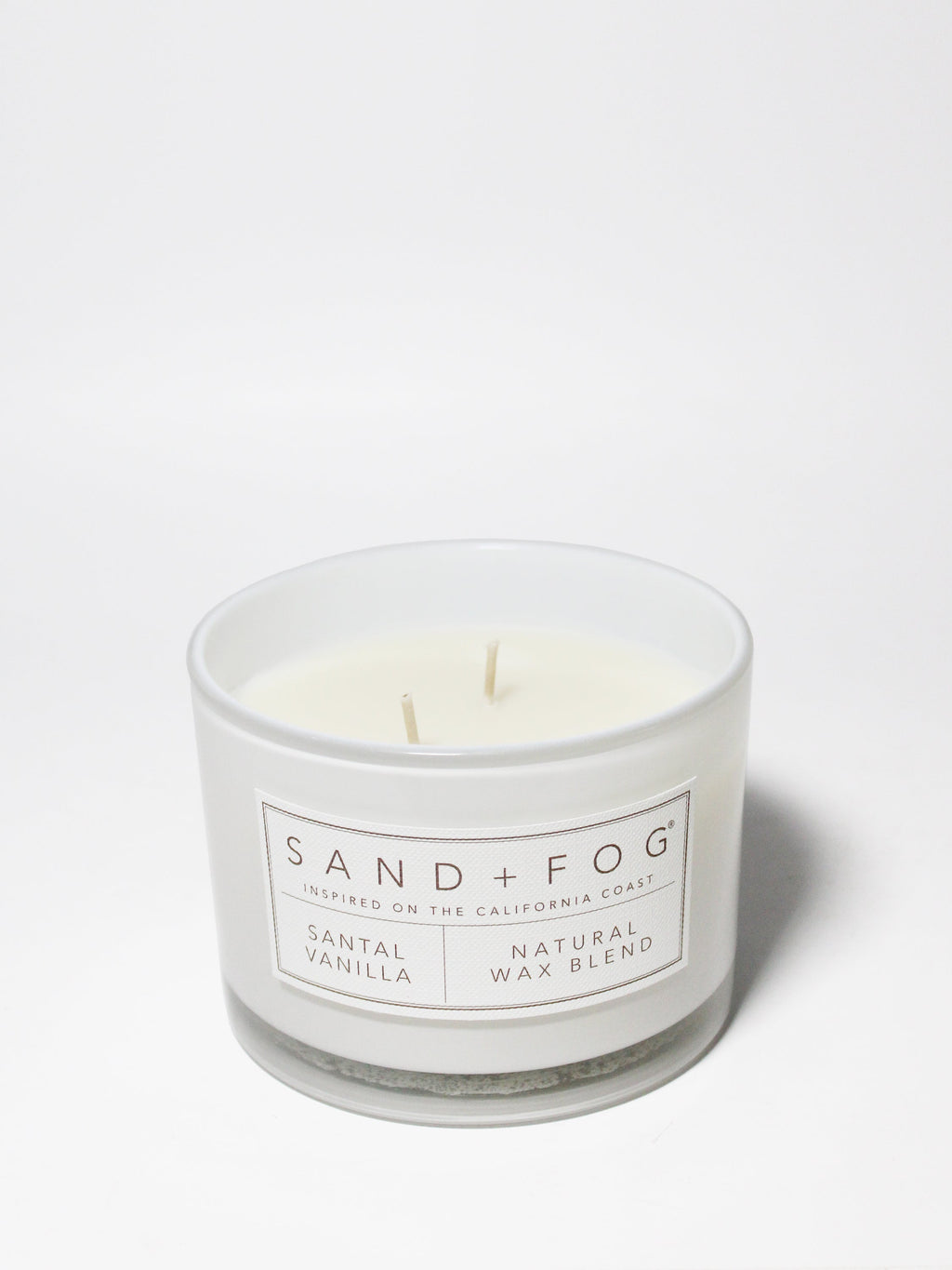 Santal Vanilla 12 oz scented candle | Shop Sand + Fog