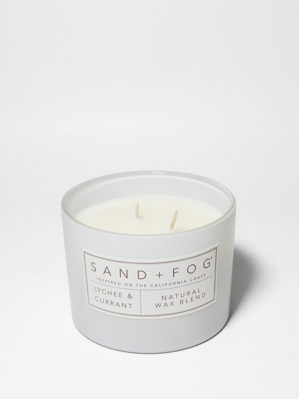 Lychee & Currant 12 oz scented candle | Shop Sand + Fog