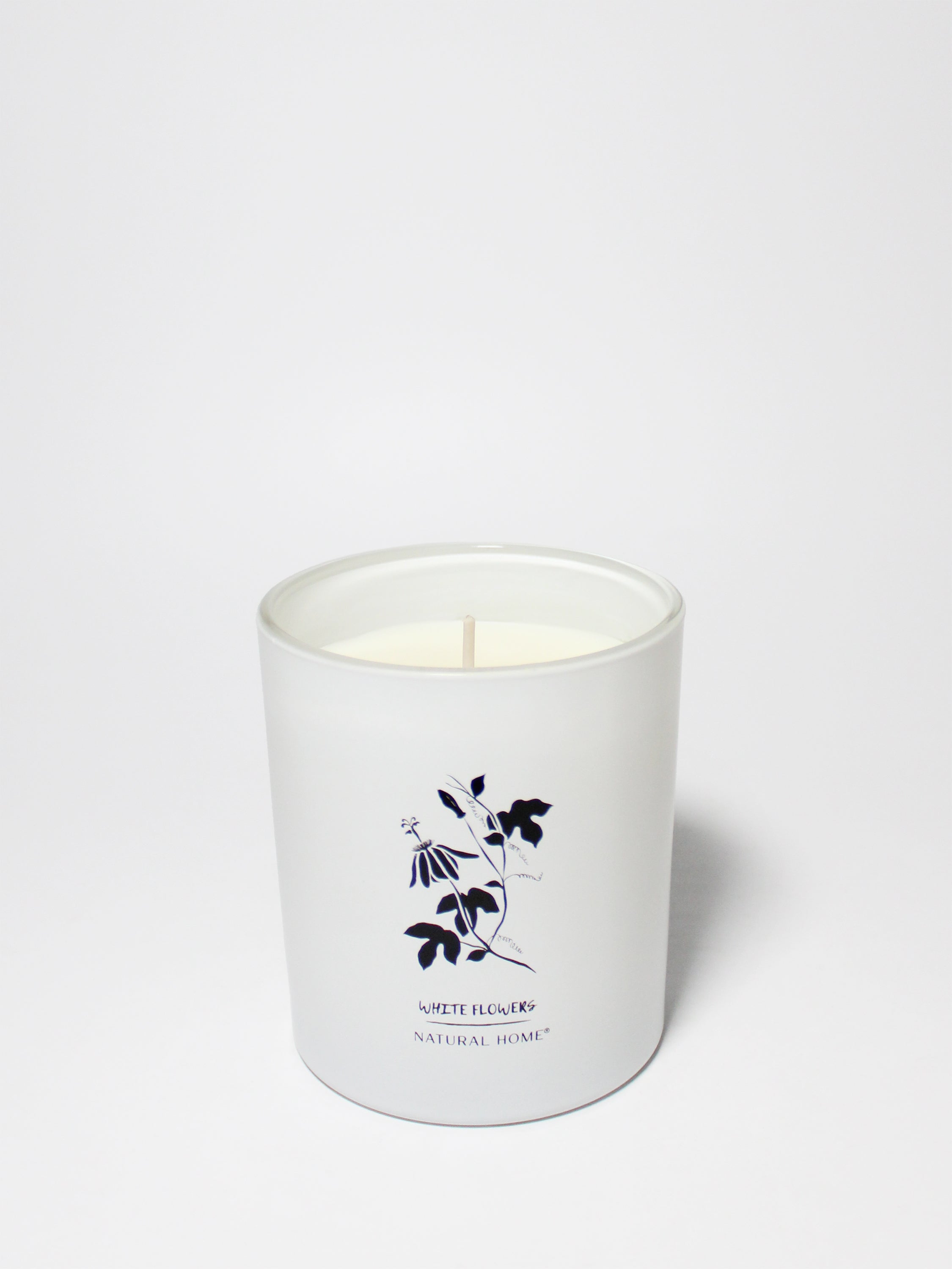 White Flowers Natural Home 11.5 oz scented candle | Shop Natural Home