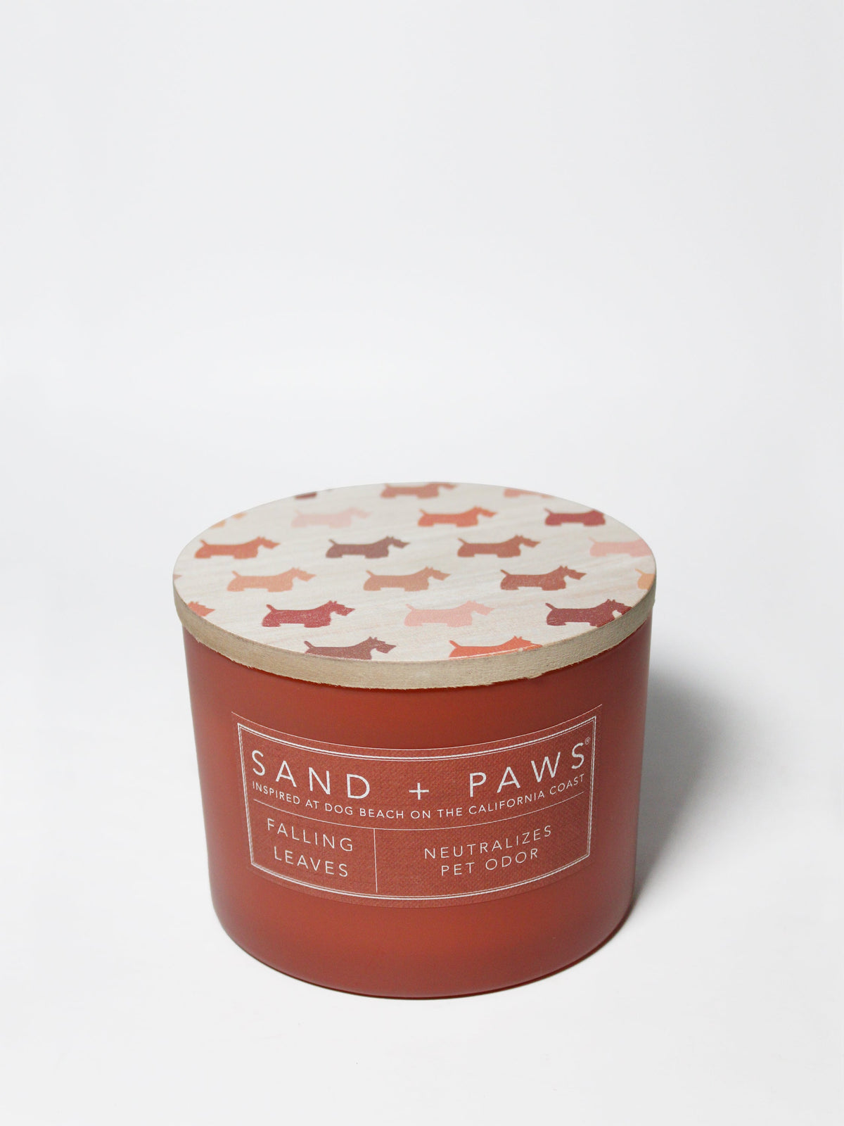 Sand + Paws Falling Leaves 12 oz scented candle | Shop Sand + Paws
