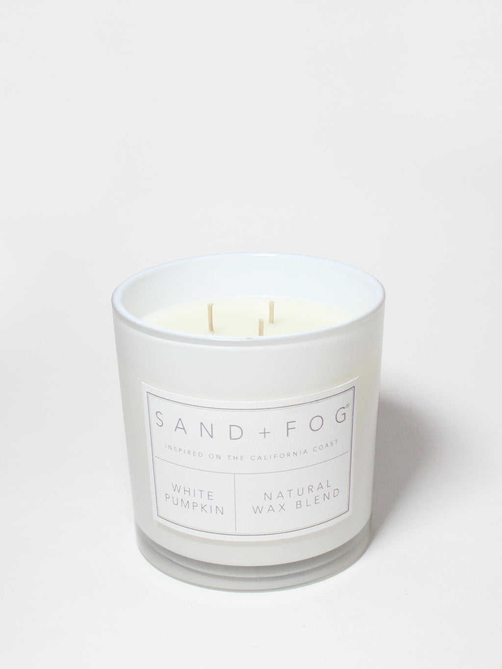 White Pumpkin 21 oz scented candle | Shop Sand + Fog