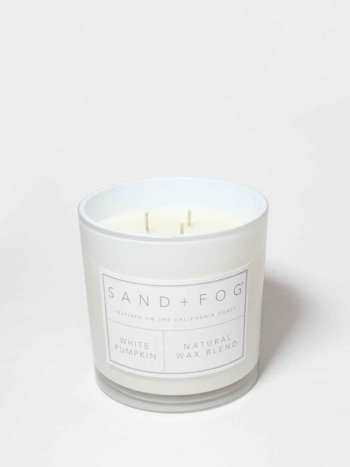 White Pumpkin 21 oz scented candle | Shop Sand + Fog