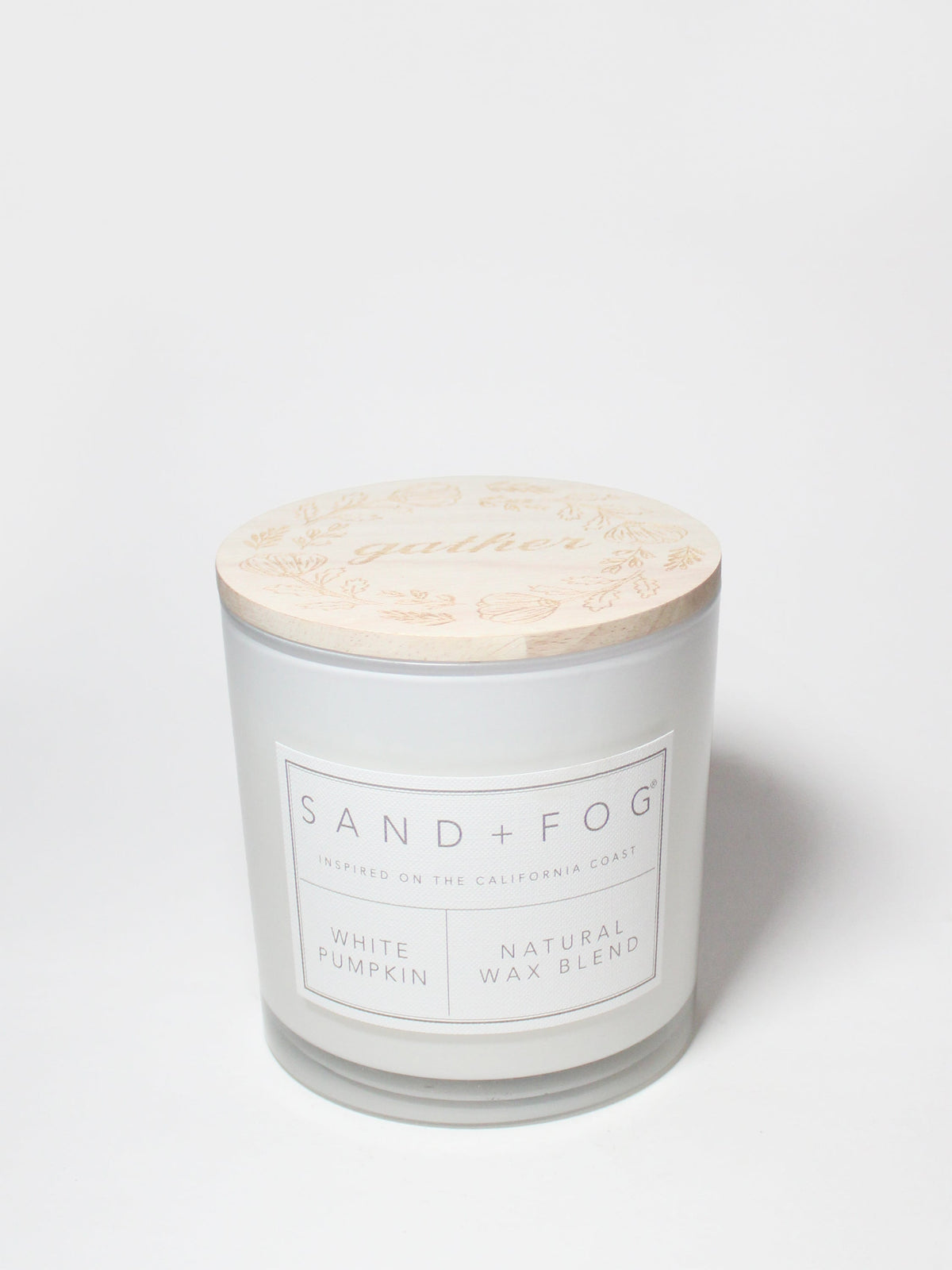 White Pumpkin 21 oz scented candle | Shop Sand + Fog