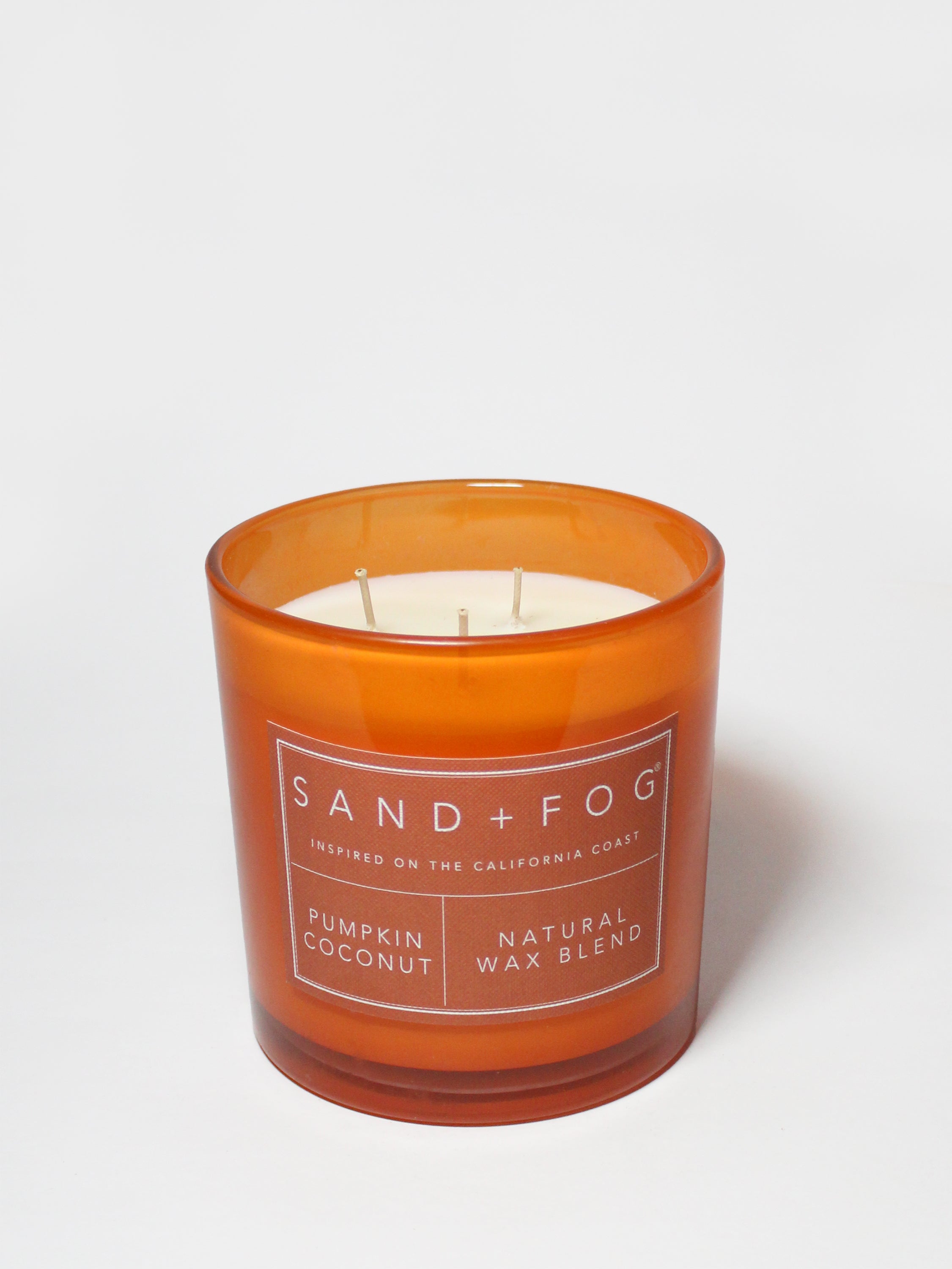 Pumpkin Coconut 21 oz scented candle | Shop Sand + Fog