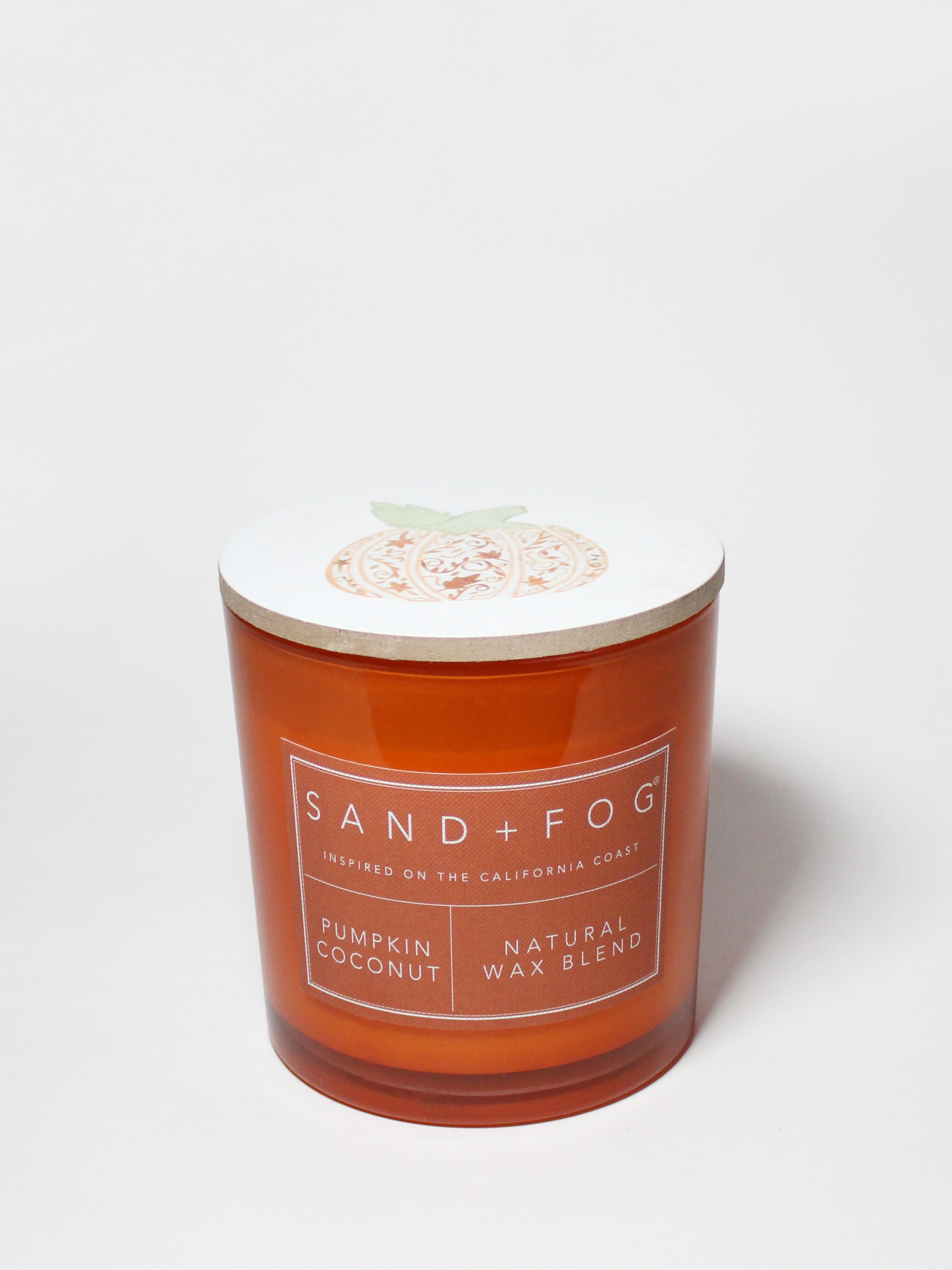 Pumpkin Coconut 21 oz scented candle | Shop Sand + Fog
