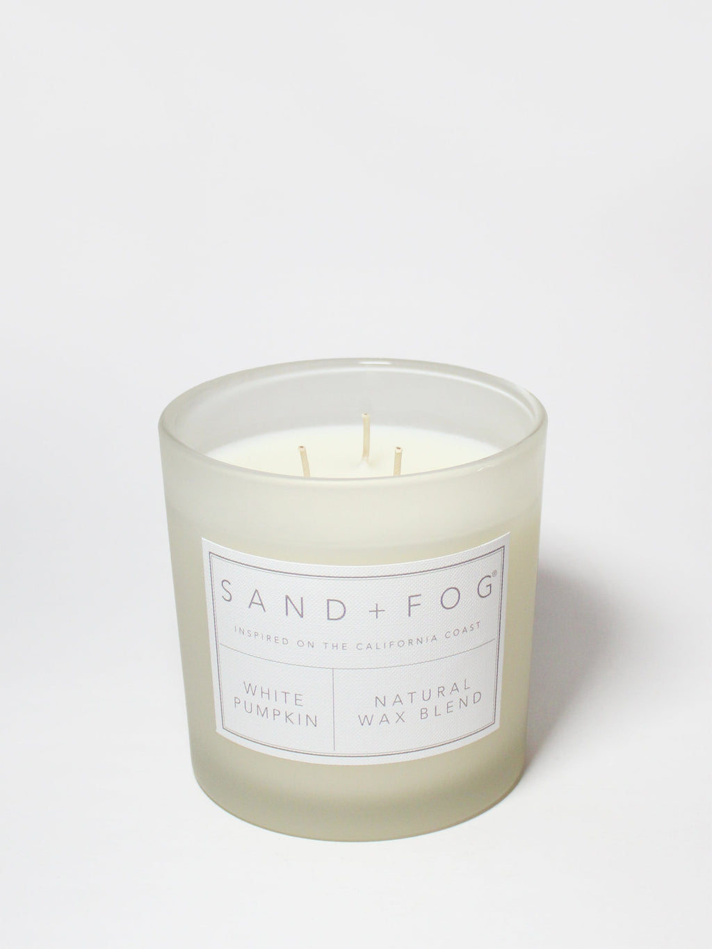 White Pumpkin 21 oz scented candle | Shop Sand + Fog