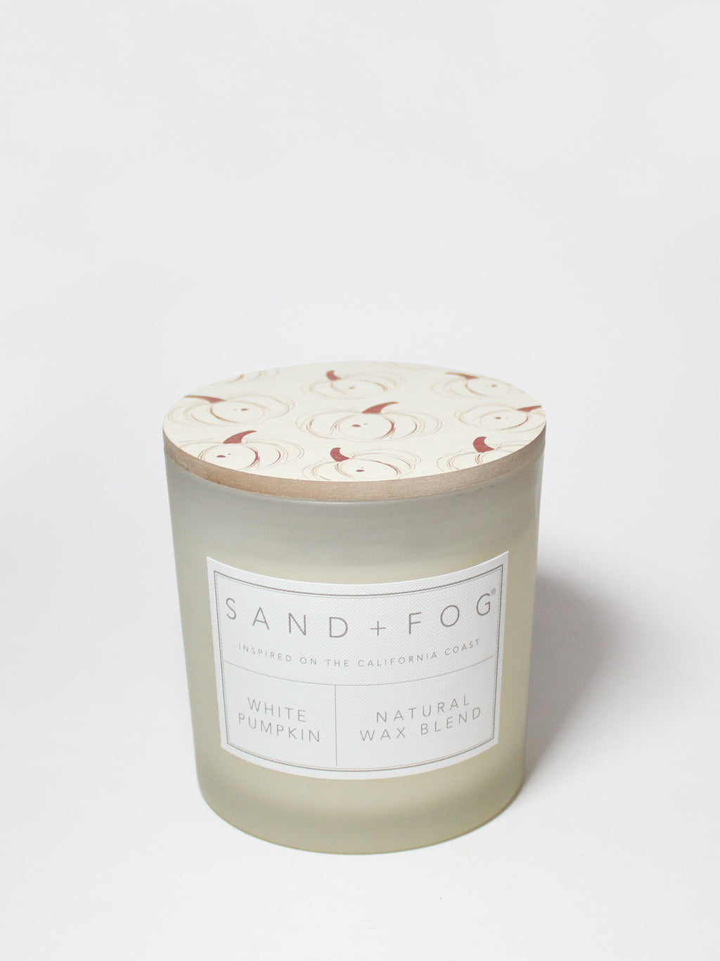 White Pumpkin 21 oz scented candle | Shop Sand + Fog