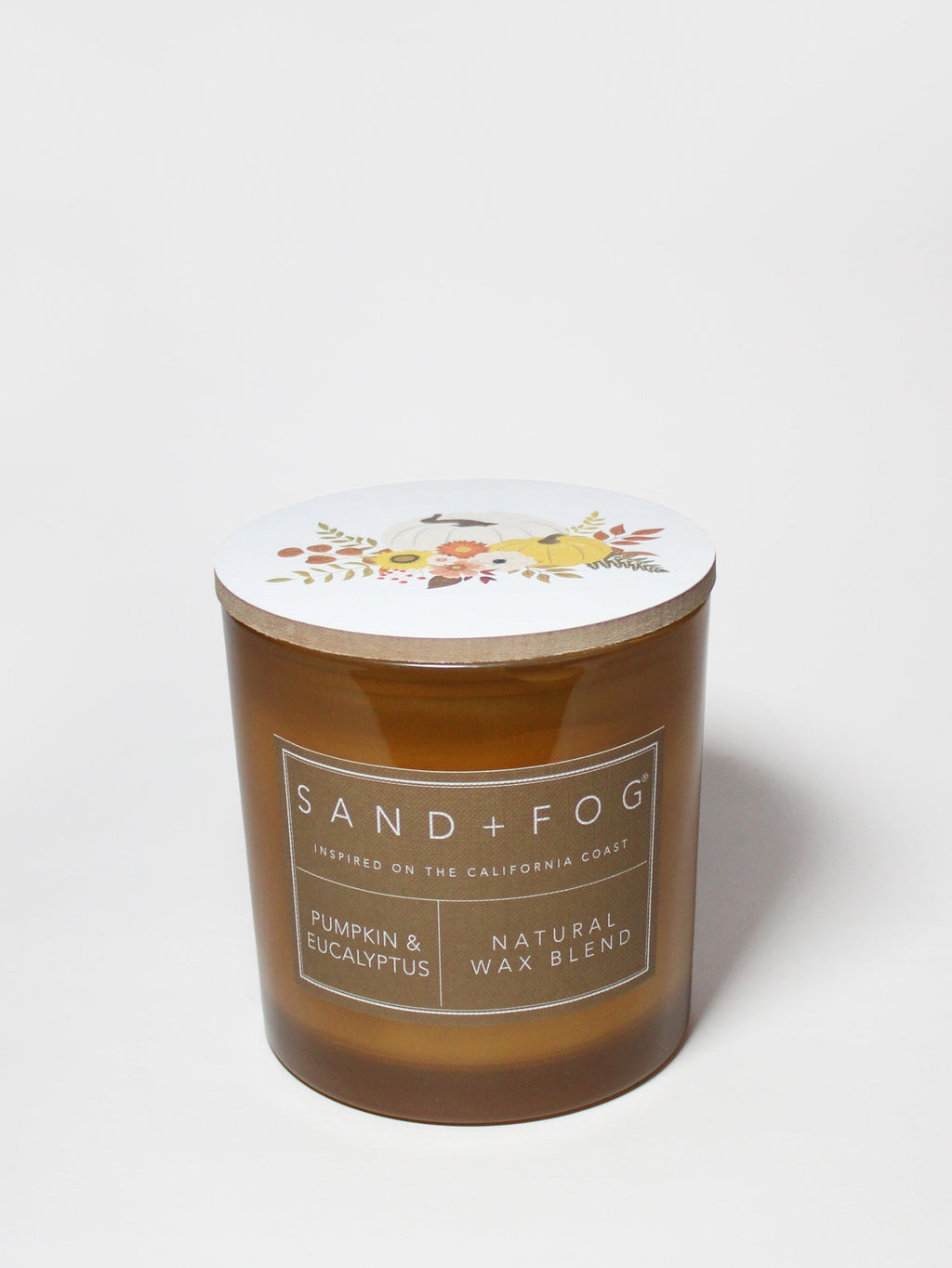 Pumpkin & Eucalyptus 21 oz scented candle | Shop Sand + Fog