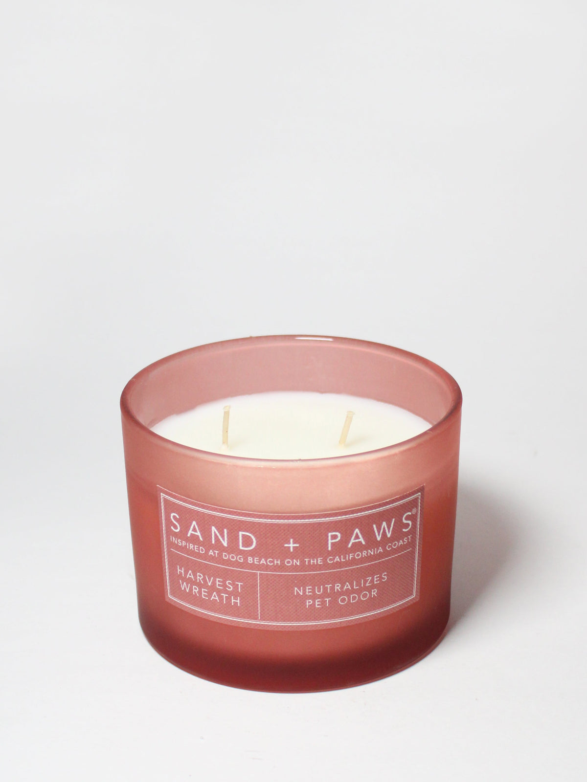 Sand + Paws Harvest Wreath 12 oz scented candle