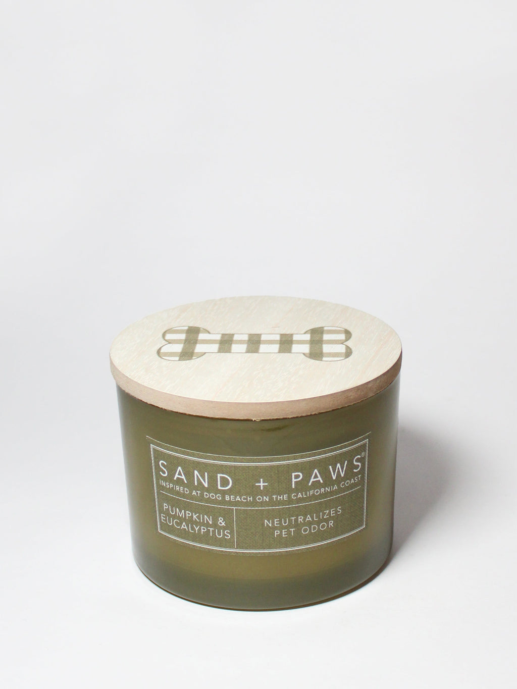 Sand + Paws Pumpkin & Eucalyptus 12 oz scented candle | Shop Sand + Paws