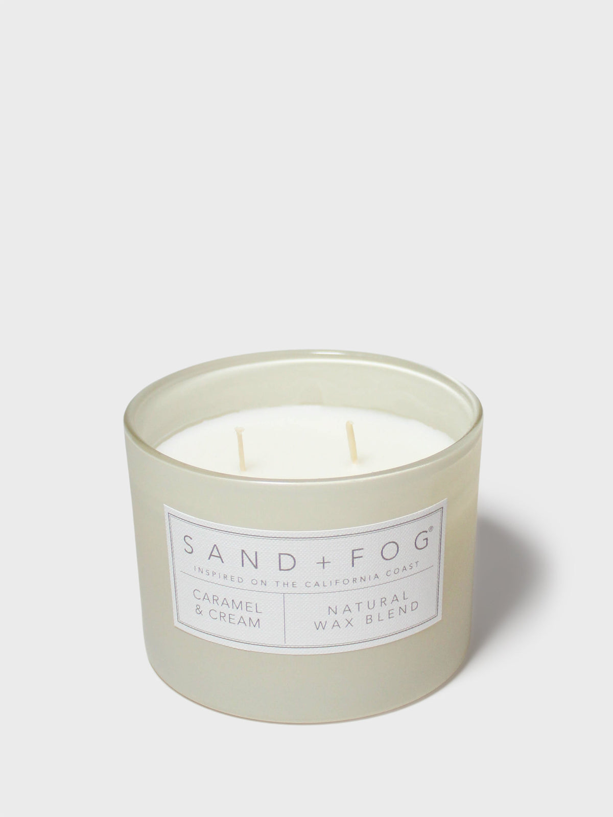Caramel & Cream 12 oz scented candle | Shop Sand + Fog