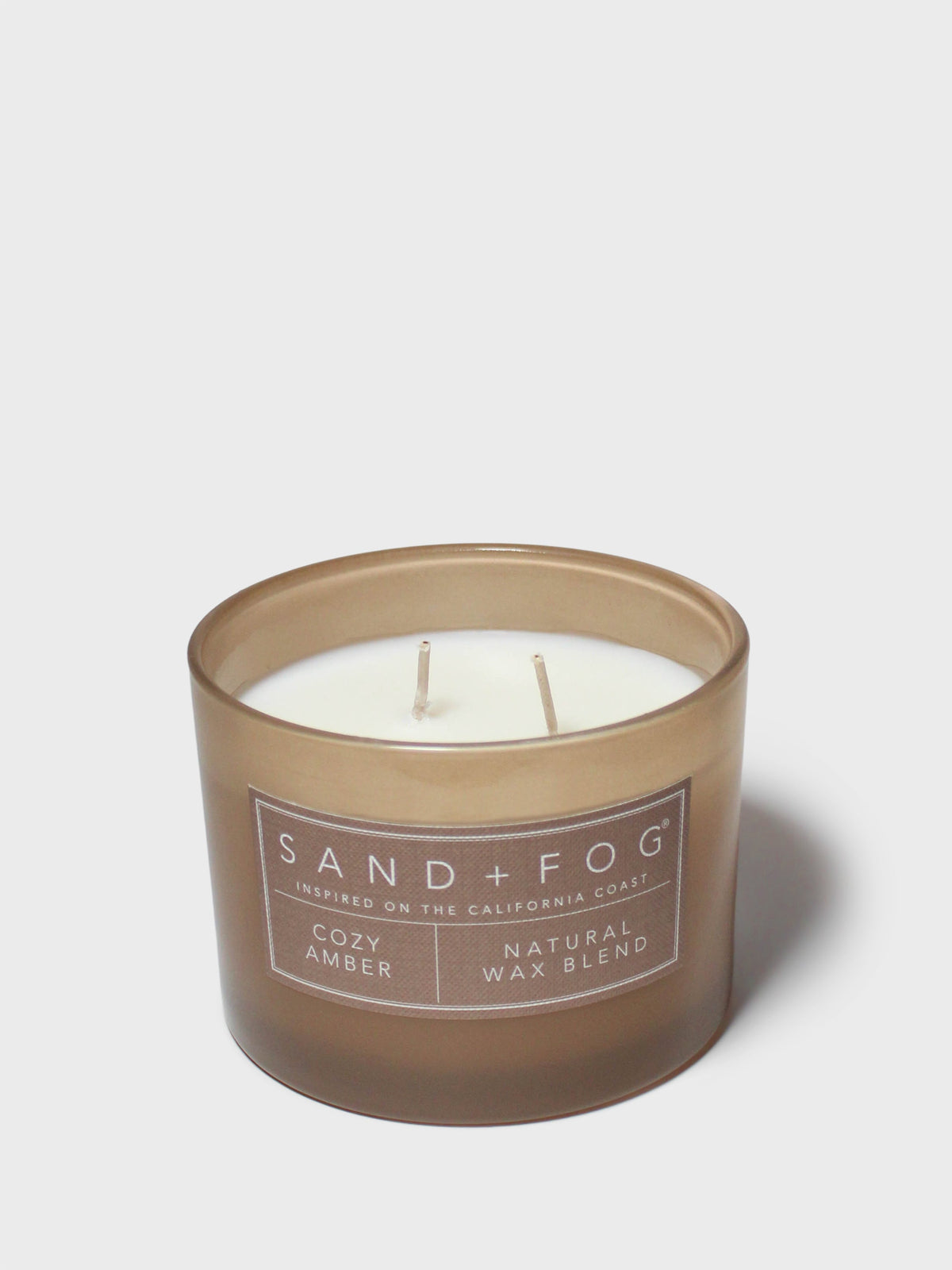 Cozy Amber 12 oz scented candle | Shop Sand + Fog