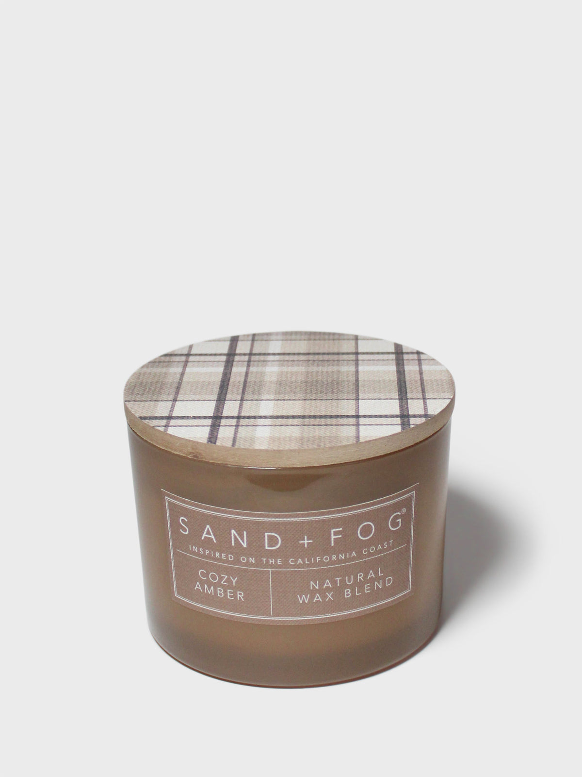 Cozy Amber 12 oz scented candle | Shop Sand + Fog