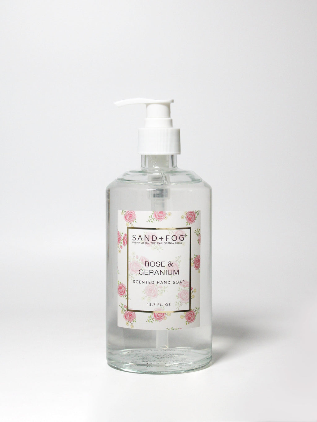 Rose & Geranium 15.7 oz Liquid Hand Soap | Shop Sand + Fog
