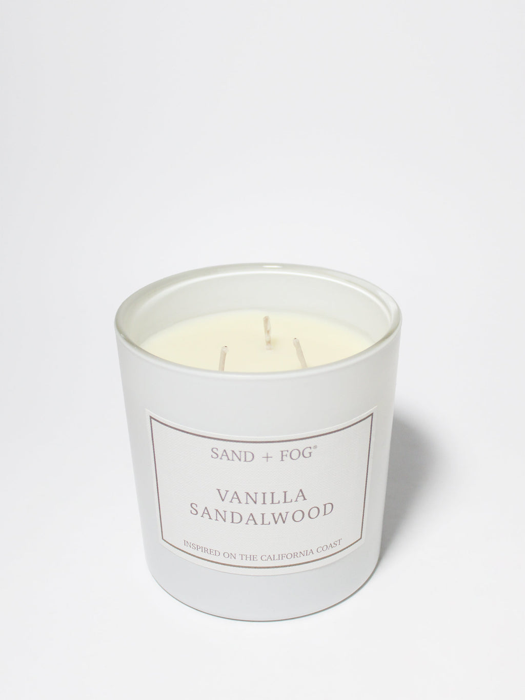 Vanilla Sandalwood 21 oz scented candle | Shop Sand + Fog