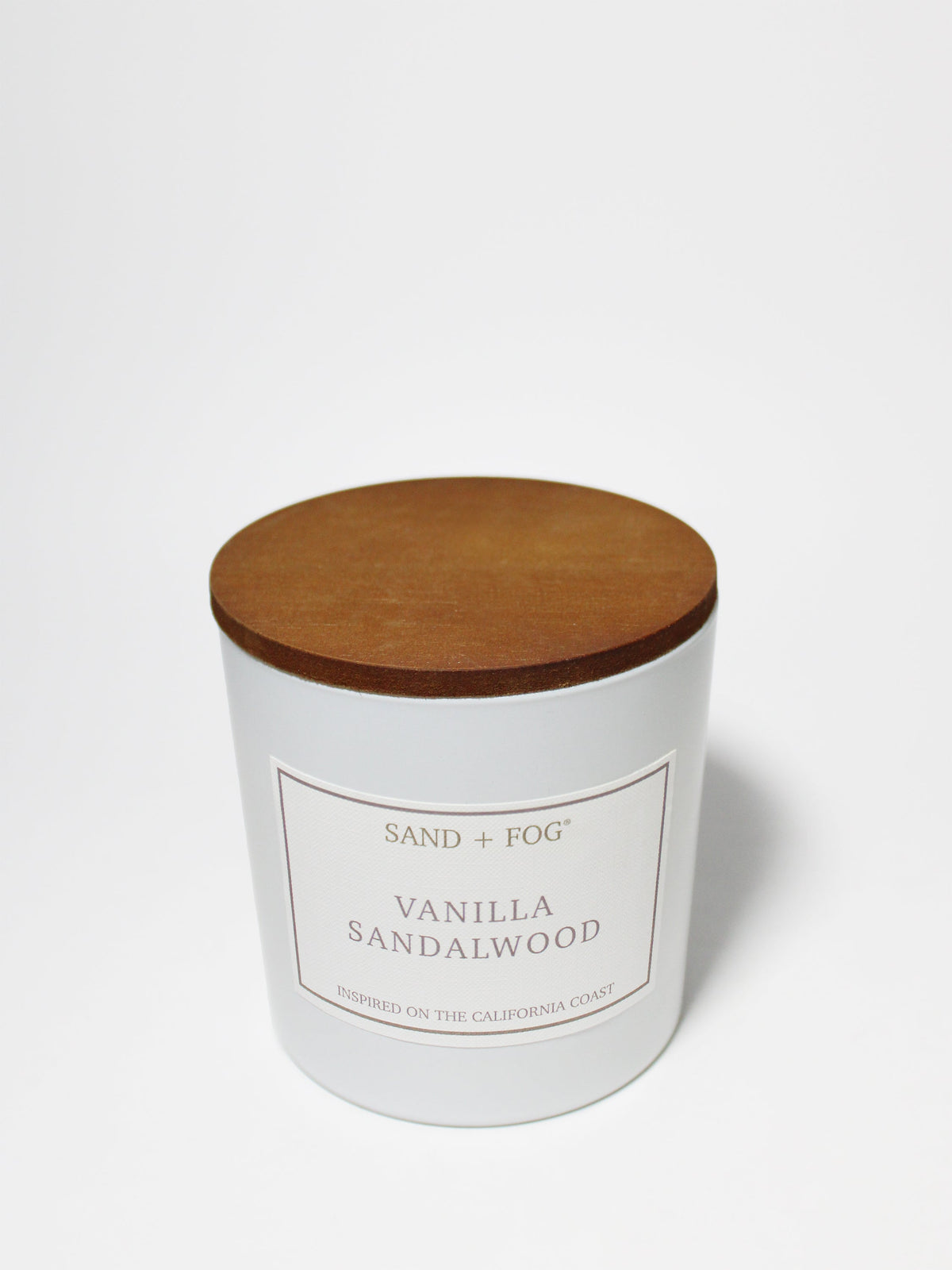 Vanilla Sandalwood 21 oz scented candle | Shop Sand + Fog