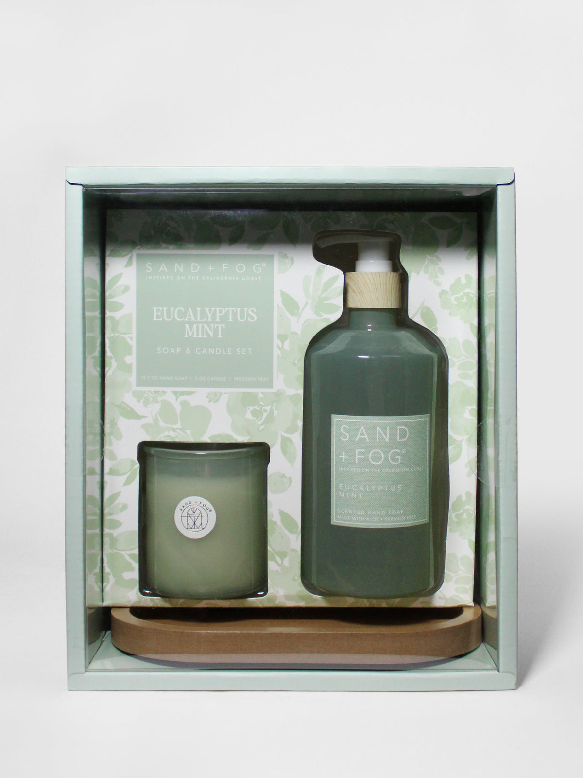 Eucalyptus Mint Hand Soap & Candle Set | Shop Sand + Fog