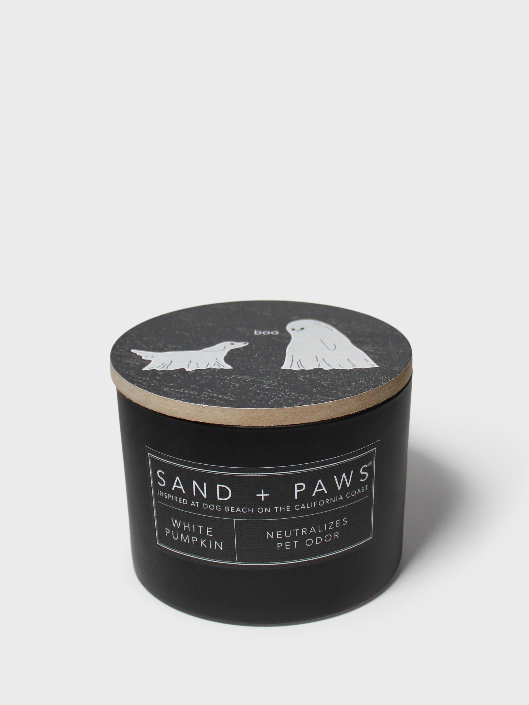 Sand + Paws White Pumpkin 12 oz scented candle | Shop Sand + Paws