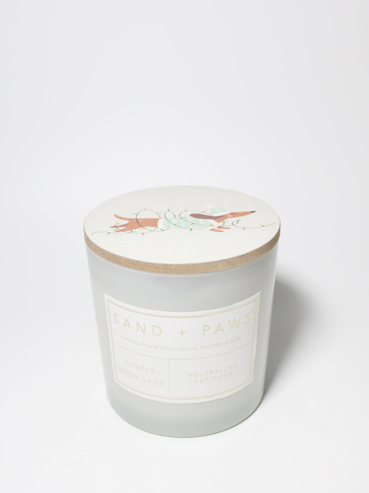 Sand + Paws Juniper Berry Sage 21 oz scented candle | Shop Sand + Paws