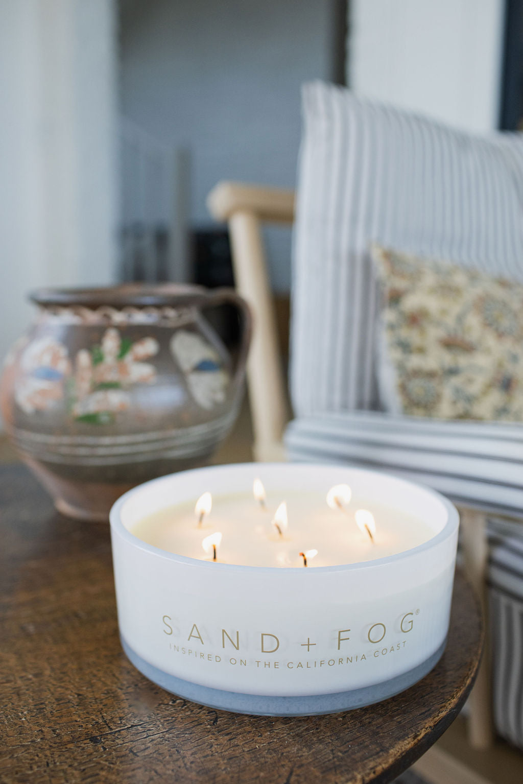 Tahitian Vanilla 34 oz scented candle | Shop Sand + Fog