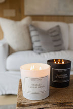 Vanilla Sandalwood 21 oz scented candle | Shop Sand + Fog