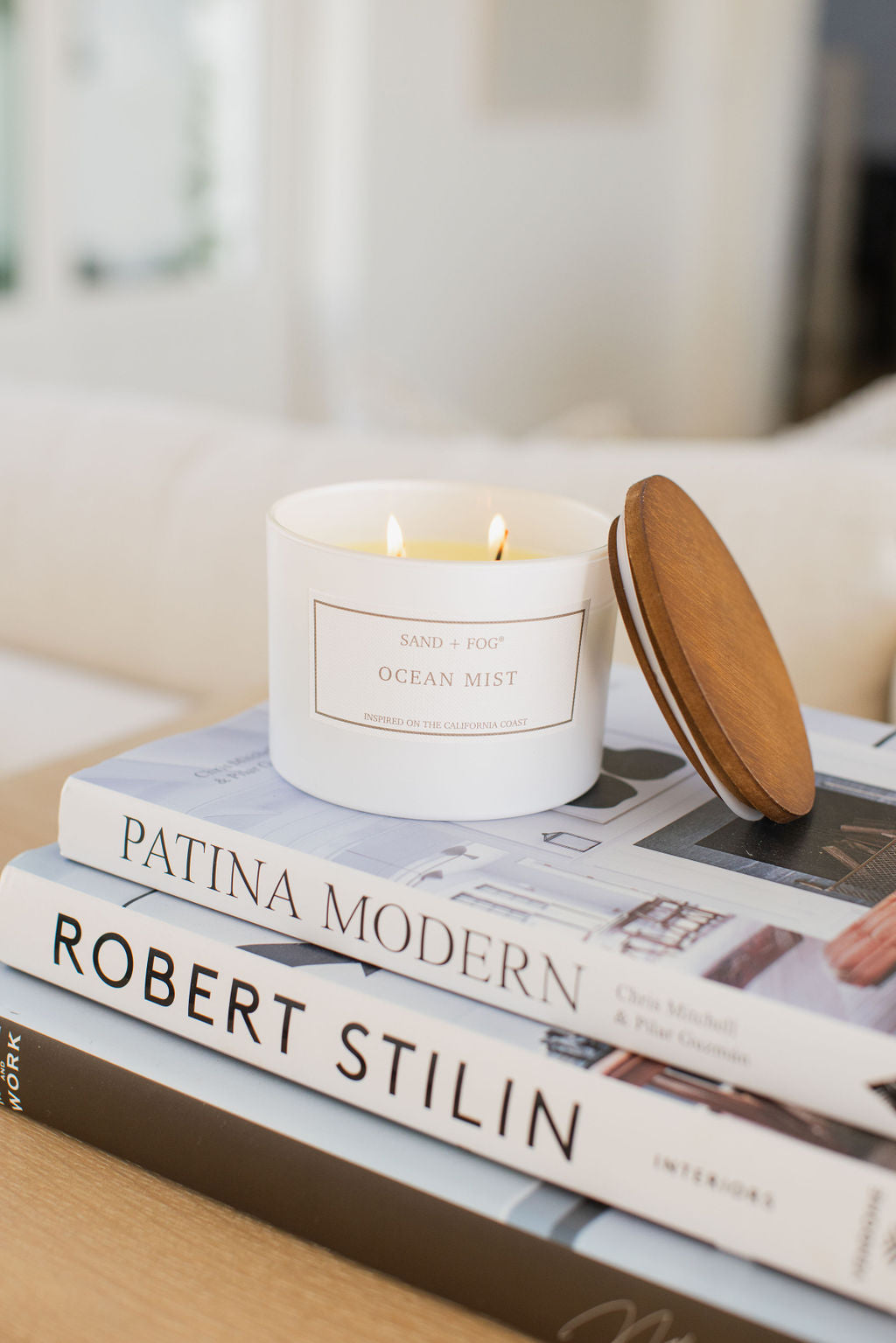 Ocean Mist 12 oz scented candle | Shop Sand + Fog