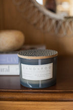 Midnight Blue Citrus 12 oz scented candle | Shop Sand + Fog