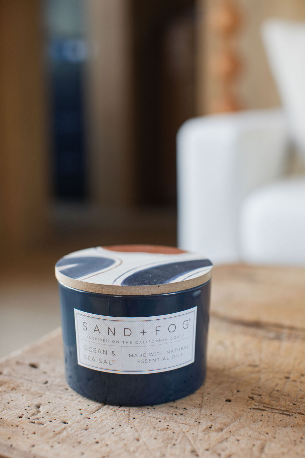 Ocean & Sea Salt 12 oz scented candle | Shop Sand + Fog