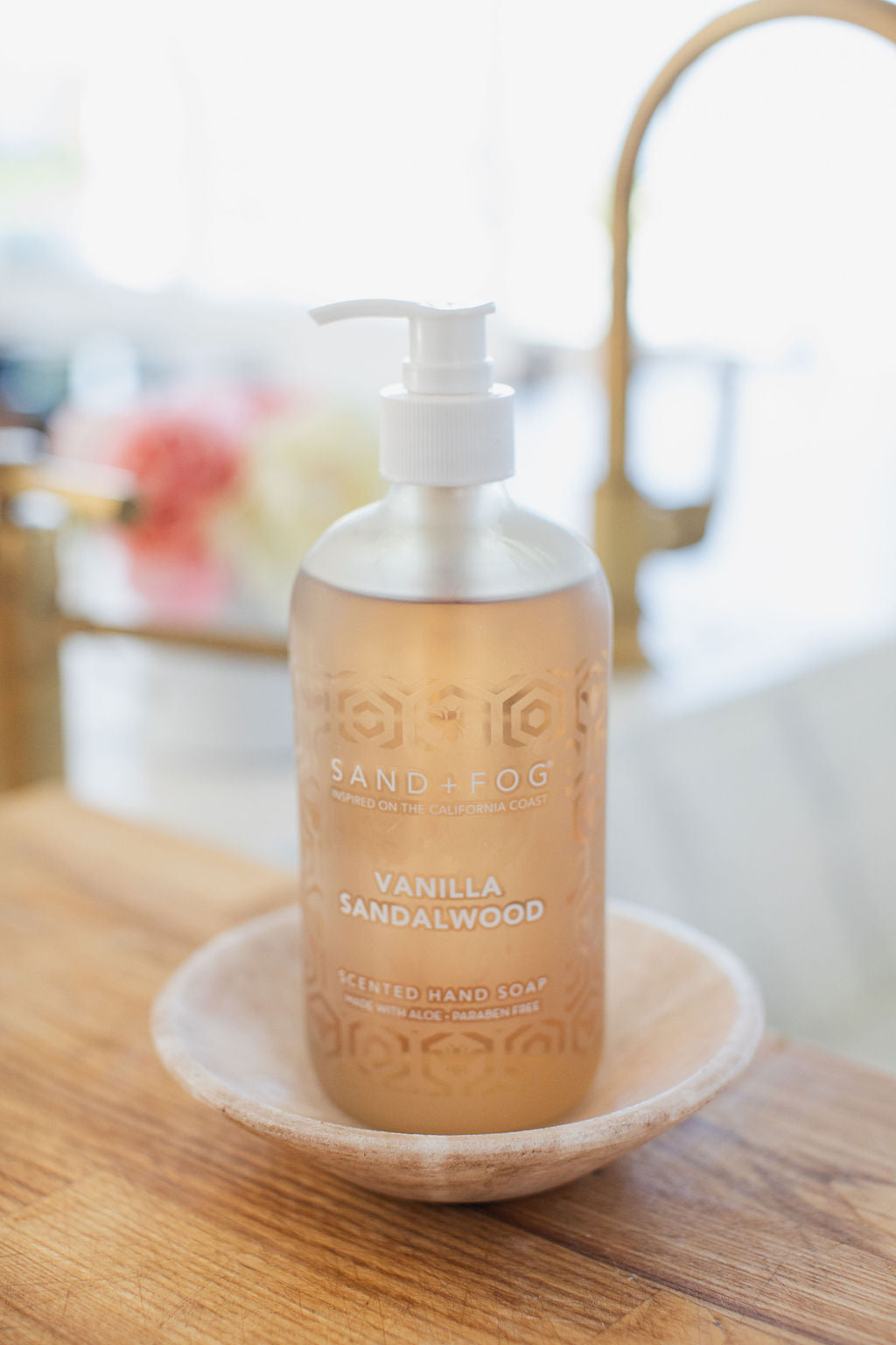 Vanilla Sandalwood 15.7 oz Liquid Hand Soap | Shop Sand + Fog