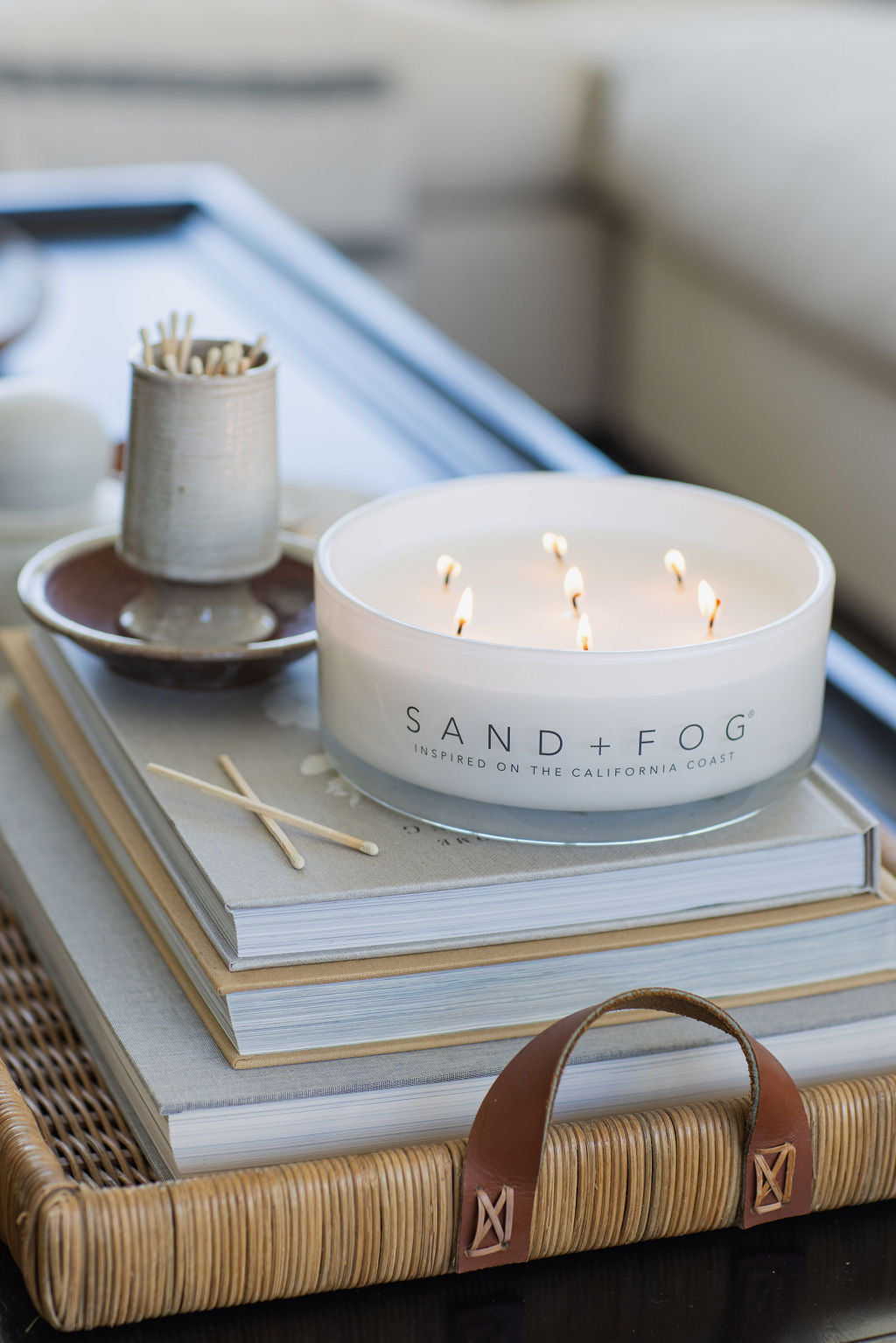 Ocean Mist 34 oz scented candle | Shop Sand + Fog