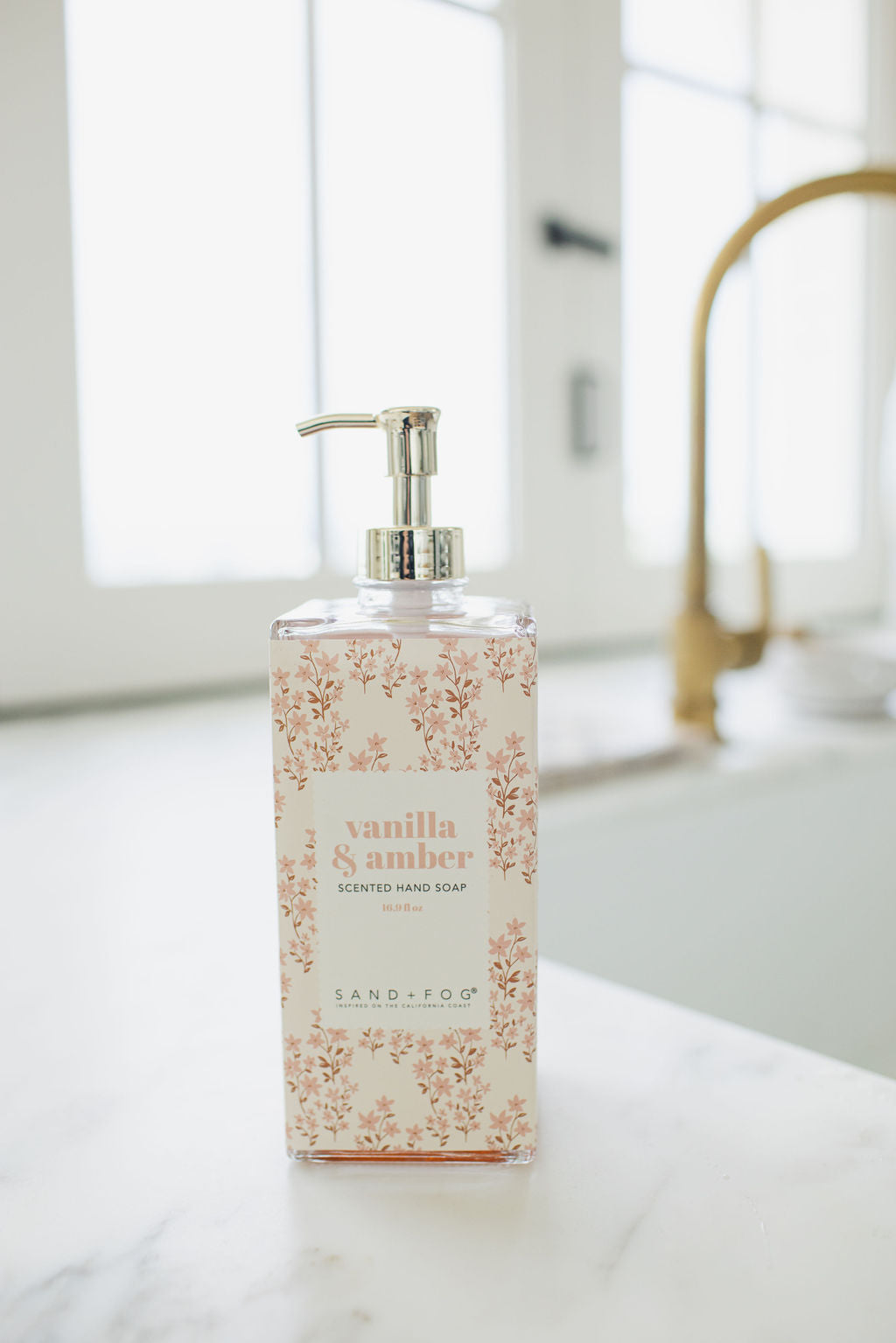 Vanilla & Amber 16.9 oz Liquid Hand Soap | Shop Sand + Fog
