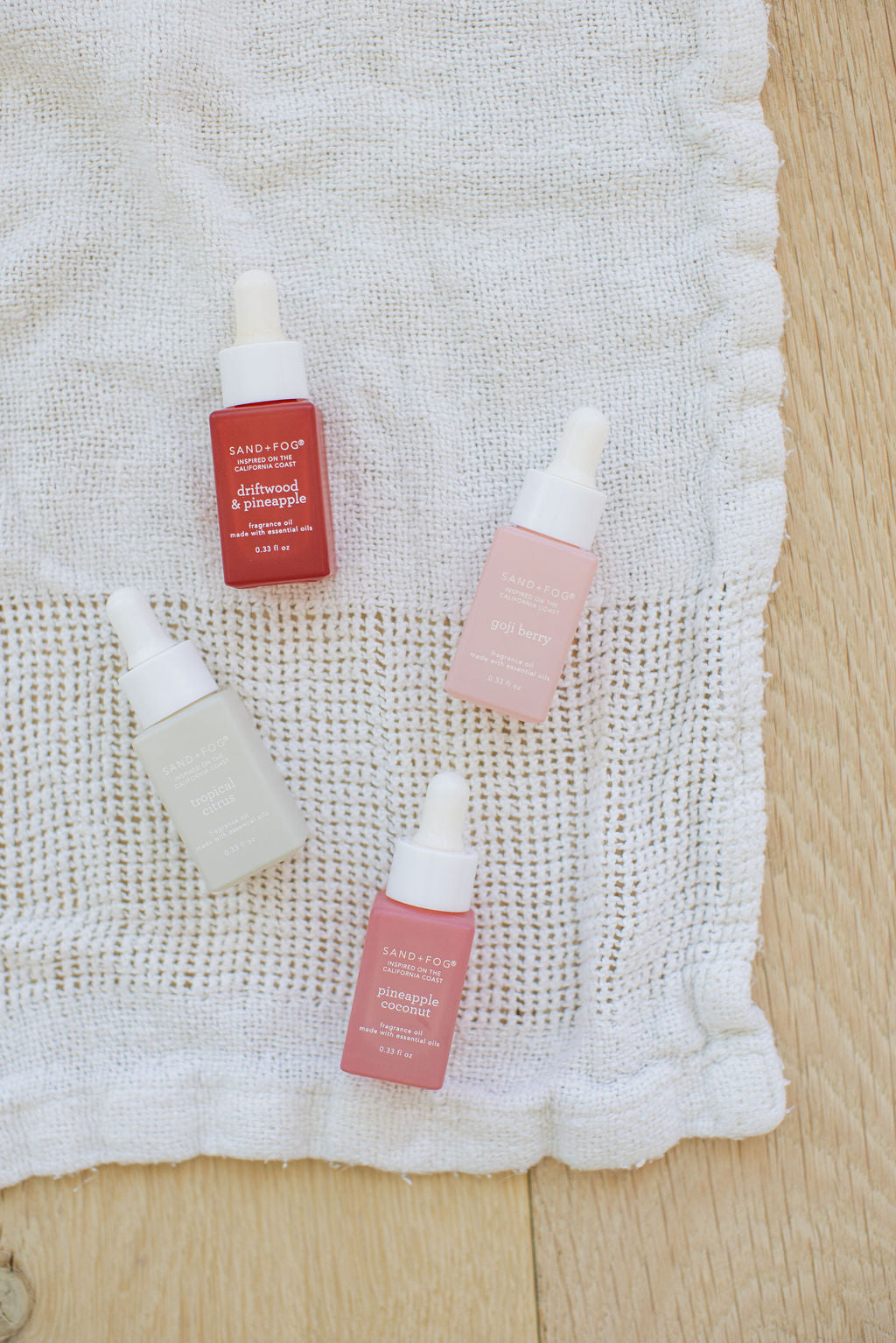 4 Pack of 10 ml Fragrance Diffuser Oils | Shop Sand + Fog