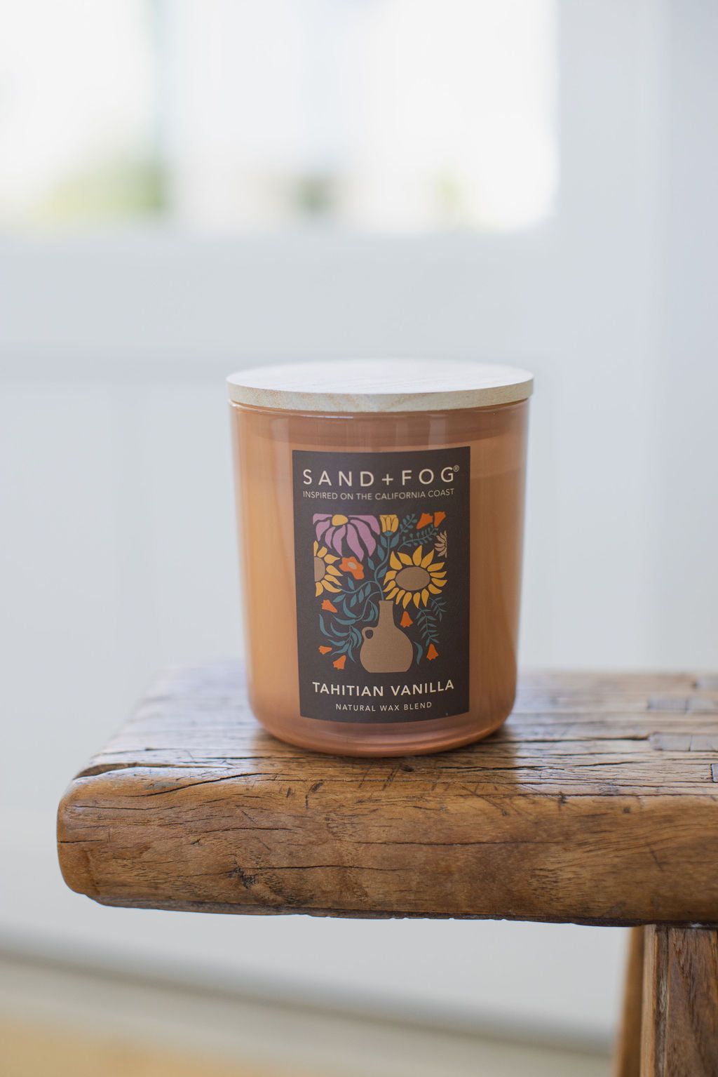 Tahitian Vanilla 10 oz scented candle | Shop Sand + Fog