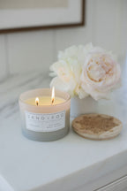 Indigo 12 oz scented candle | Shop Sand + Fog
