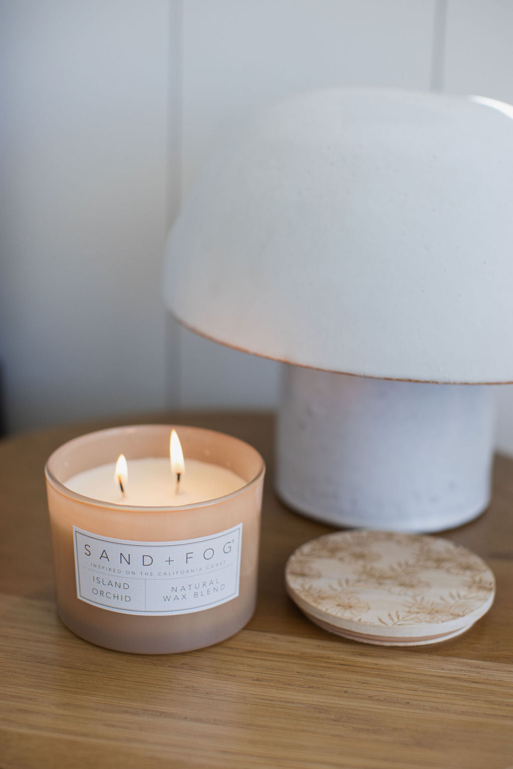 Island Orchid 12 oz scented candle | Shop Sand + Fog