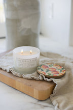 Peach Bellini 12 oz scented candle | Shop Sand + Fog