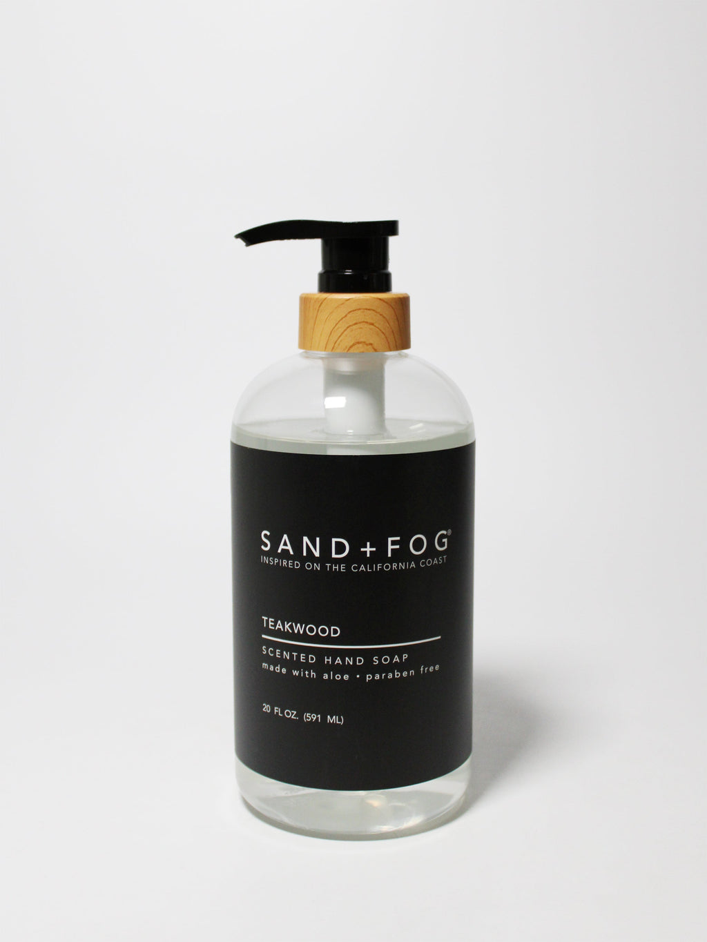 Teakwood 20 oz Liquid Hand Soap | Shop Sand + Fog