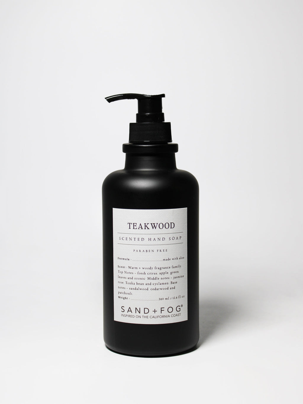 Teakwood 12.8 oz Liquid Hand Soap | Shop Sand + Fog