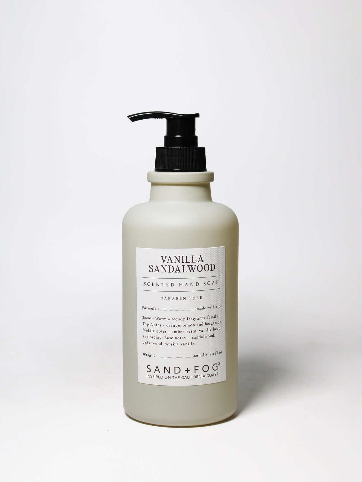 Vanilla Sandalwood 12.8 oz Liquid Hand Soap | Shop Sand + Fog
