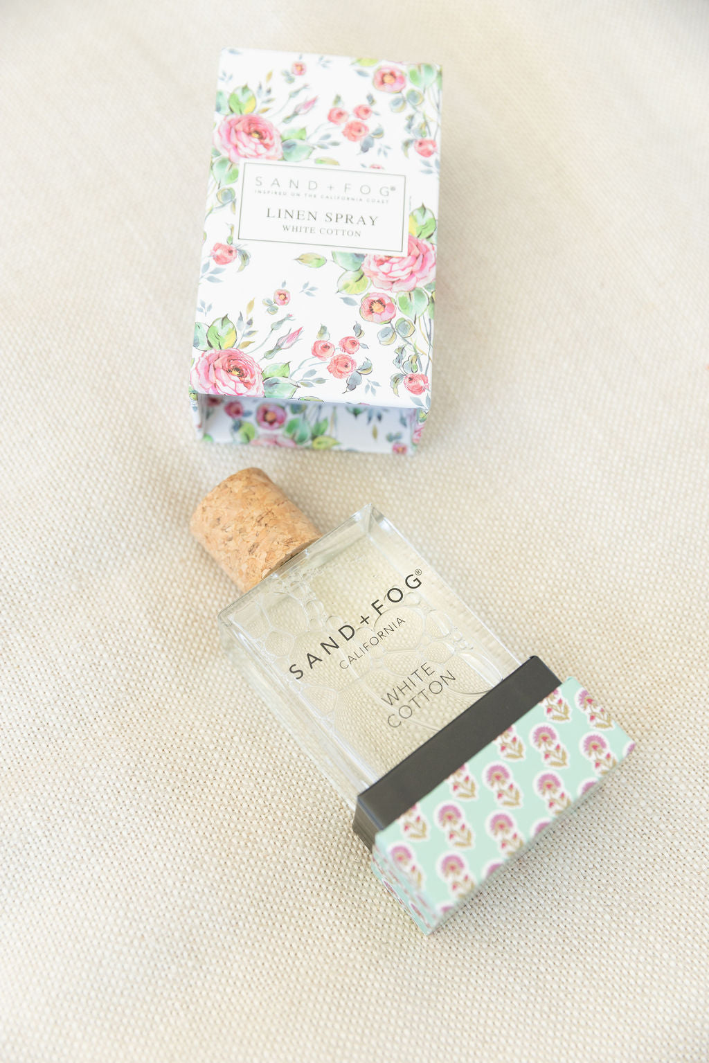 White Cotton 95 ml Linen Spray | Shop Sand + Fog