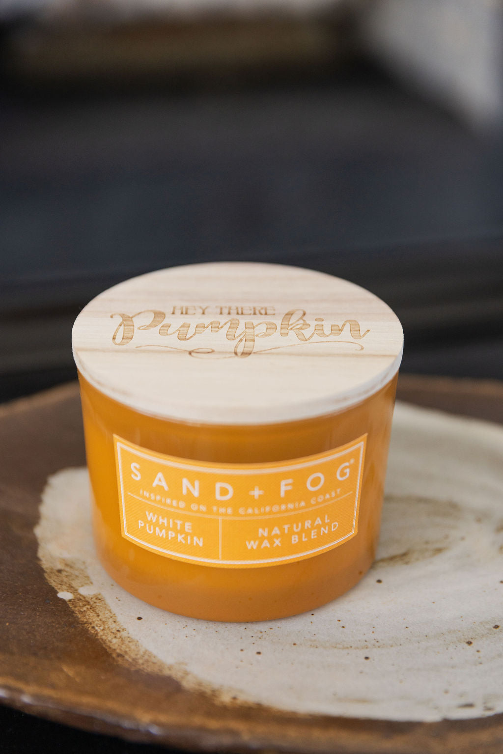 White Pumpkin 12 oz scented candle | Shop Sand + Fog