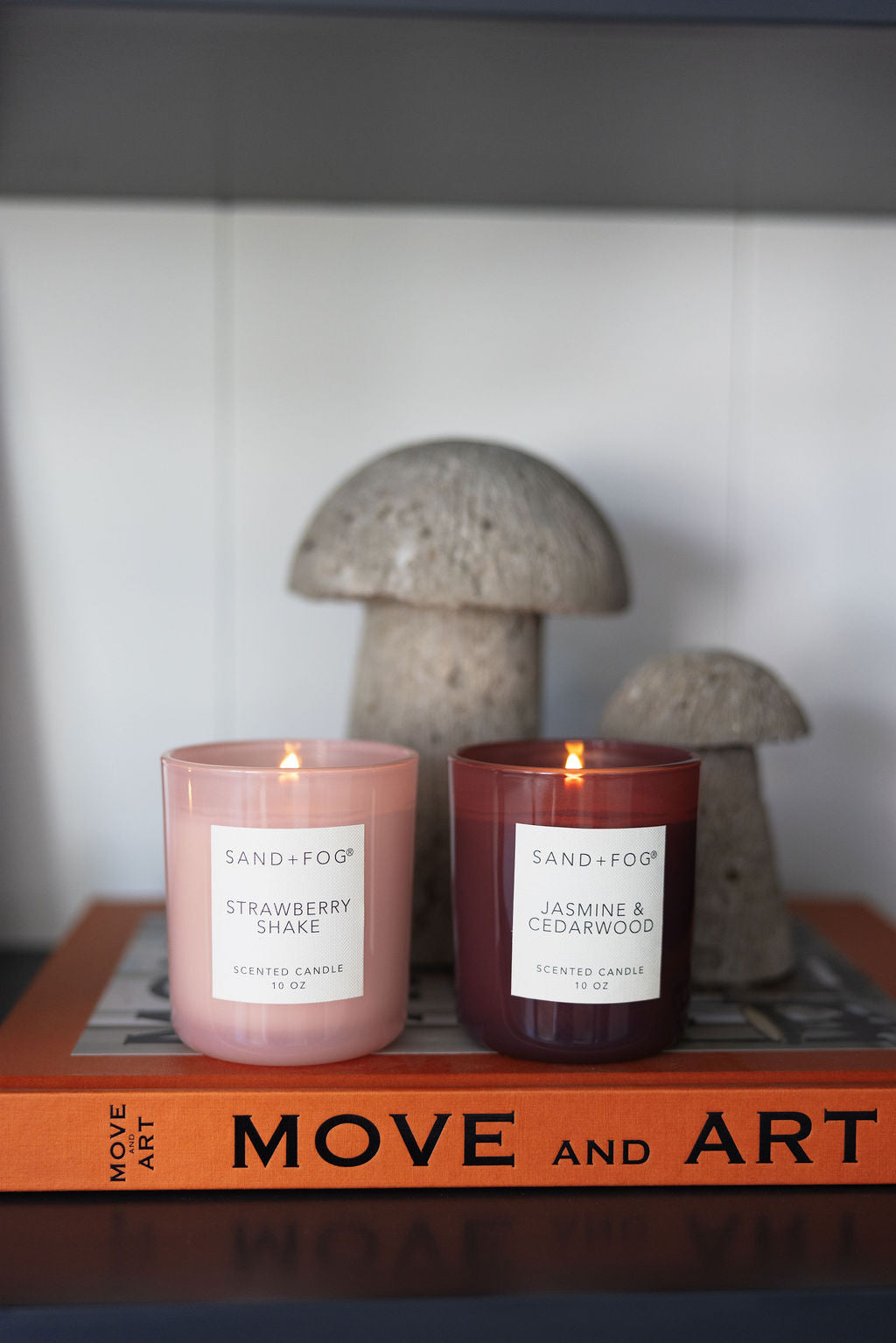 Strawberry Shake 10 oz scented candle | Shop Sand + Fog