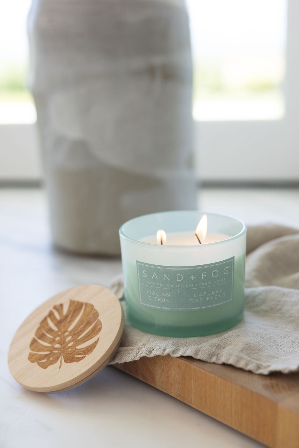 Italian Citrus 12 oz scented candle | Shop Sand + Fog