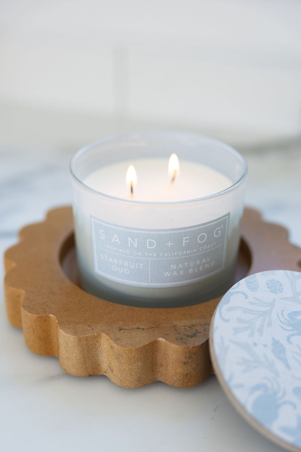 Starfruit Oud 12 oz scented candle | Shop Sand + Fog