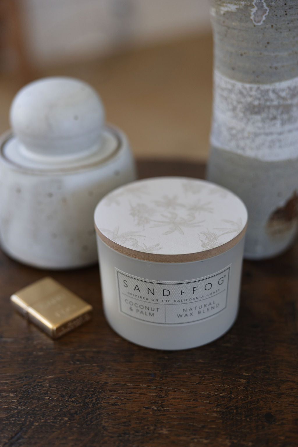 Coconut & Palm 12 oz scented candle | Shop Sand + Fog