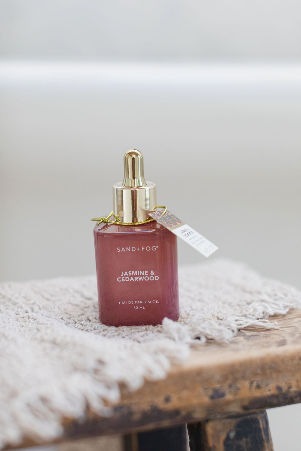 Jasmine & Cedarwood 50 ml Perfume Oil Dropper | Shop Sand + Fog