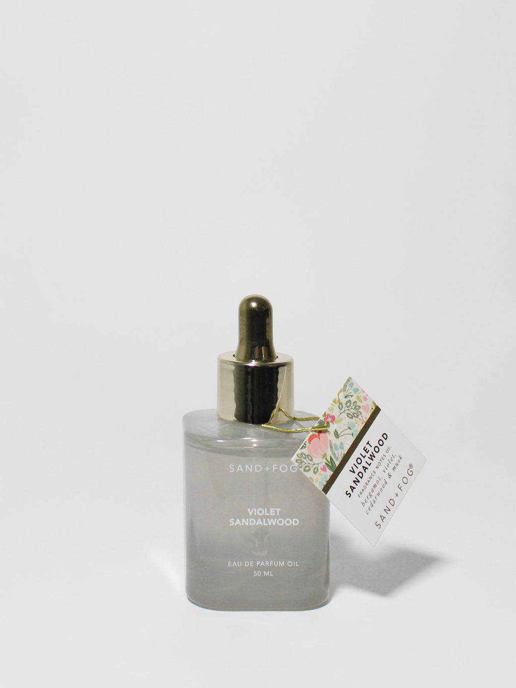 Violet Sandalwood 50ml Perfume Oil Dropper | Shop Sand + Fog