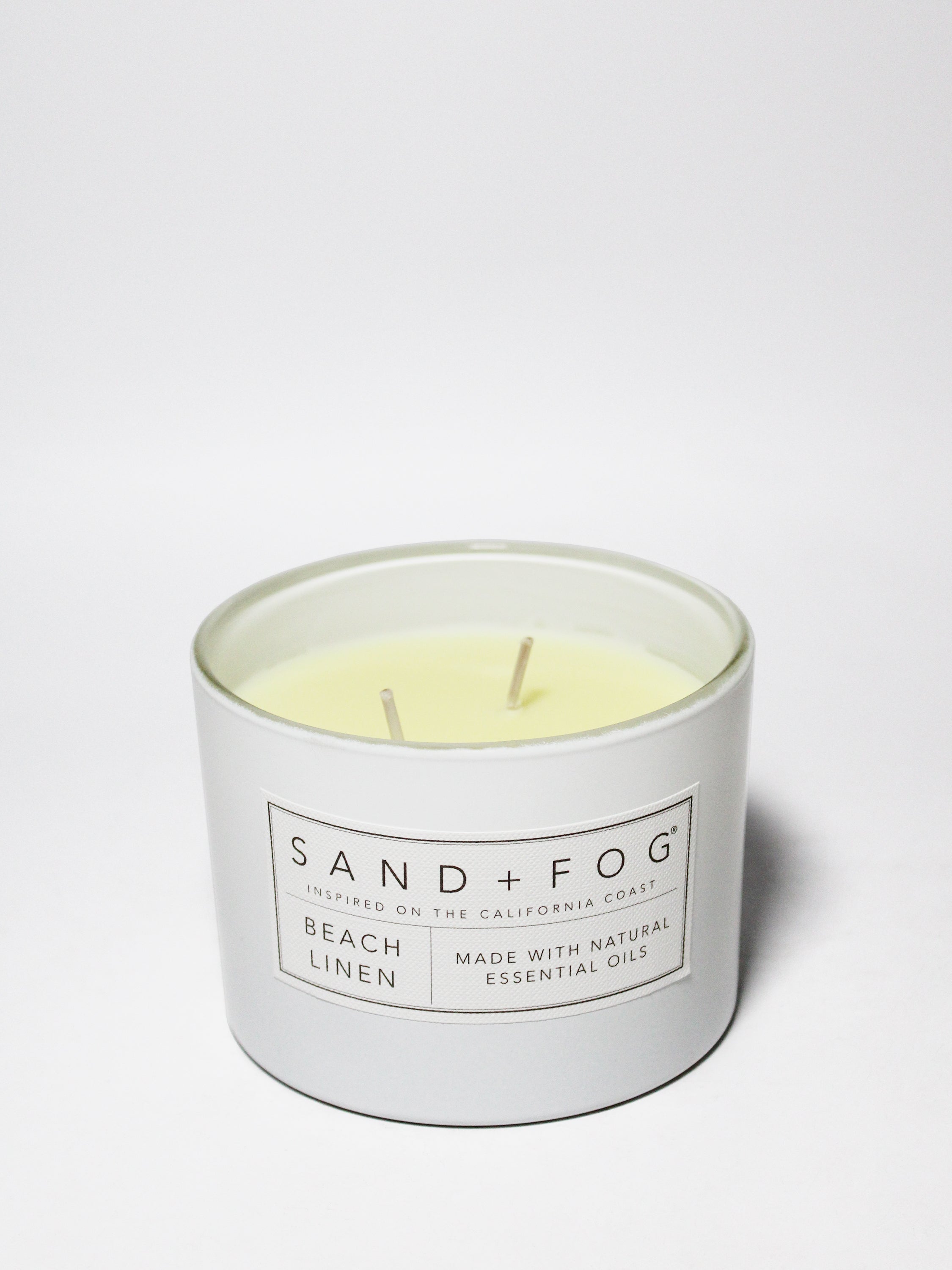 Beach Linen 12 oz scented candle | Shop Sand + Fog