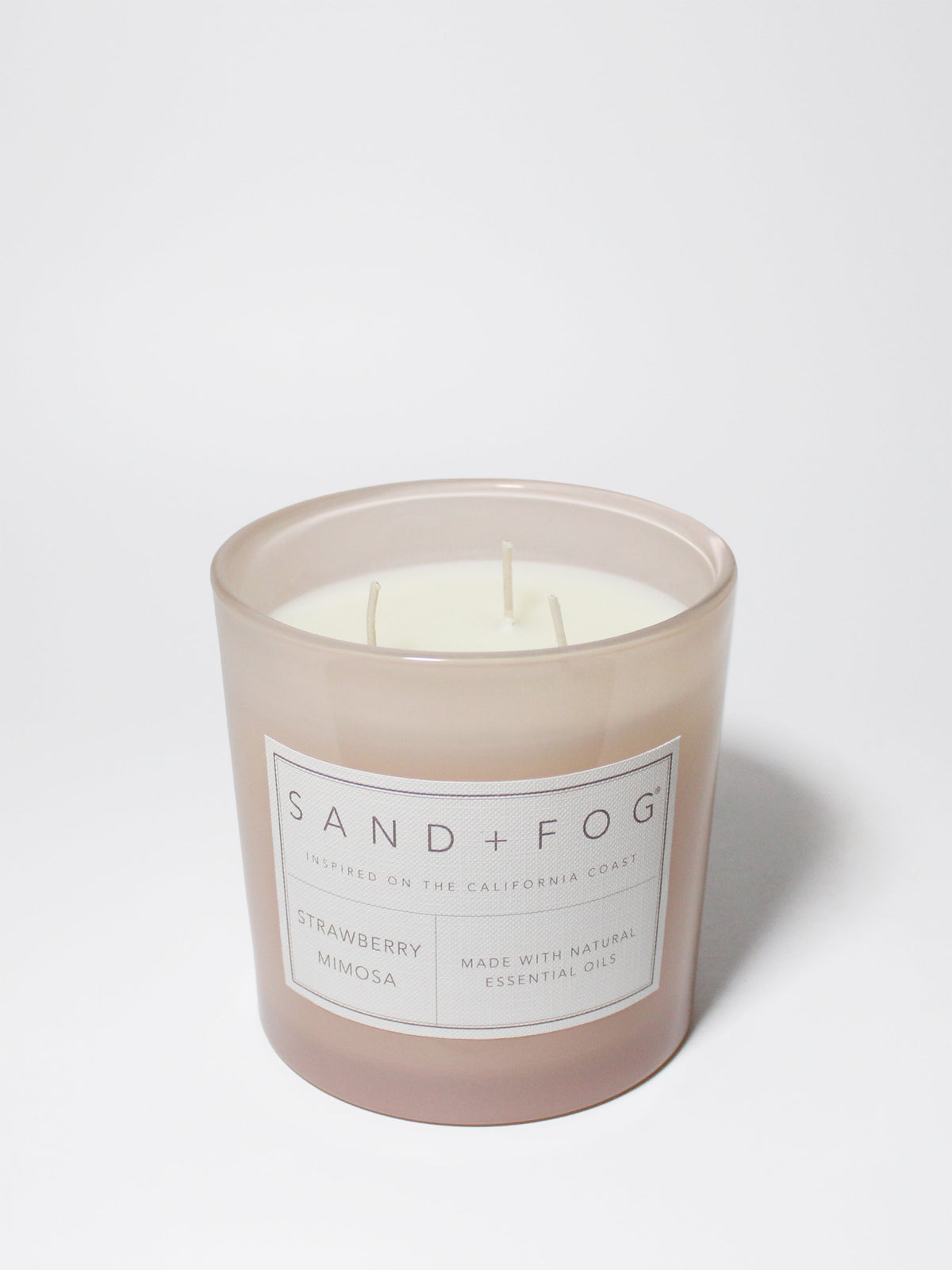 Strawberry Mimosa 21 oz scented candle | Shop Sand + Fog